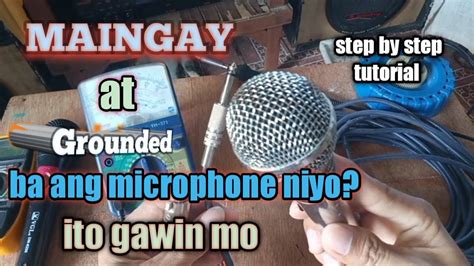 How to say microphone in Filipino .